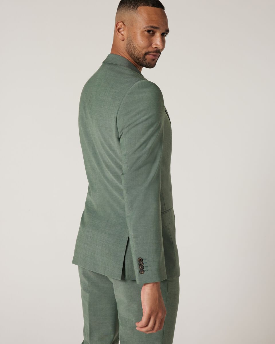 Slim Stretch Wool Blend Tailored Jacket